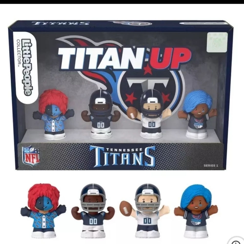 Little People Collector NFL Titan Up Tennessee Titans Series 1 NWT